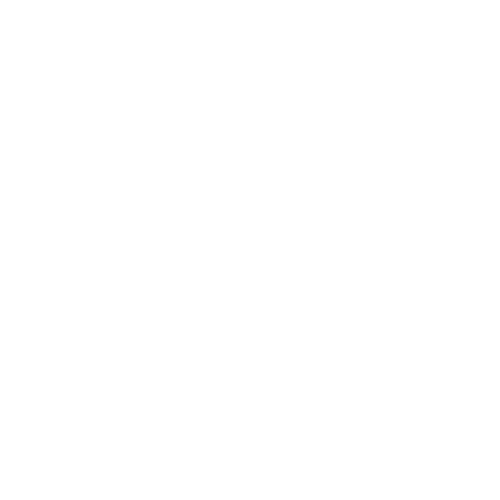 White badge with a green crown icon on a transparent background