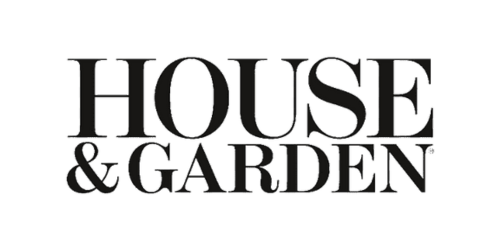 Logo of 'House & Garden' on a white background